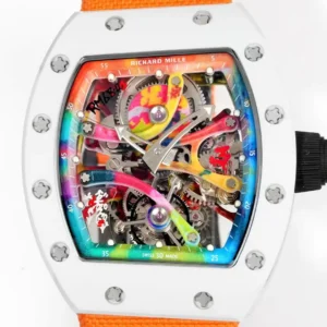 ĐỒNG HỒ RICHARD MILLE RM68-01 REPLICA VỎ GỐM TRẮNG NHÀ MÁY RM 45MM 2 ĐỒNG HỒ RICHARD MILLE RM68-01 REPLICA VỎ GỐM TRẮNG NHÀ MÁY RM 45MM