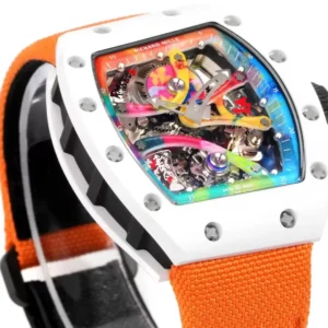 ĐỒNG HỒ RICHARD MILLE RM68-01 REPLICA VỎ GỐM TRẮNG NHÀ MÁY RM 45MM 3 ĐỒNG HỒ RICHARD MILLE RM68-01 REPLICA VỎ GỐM TRẮNG NHÀ MÁY RM 45MM