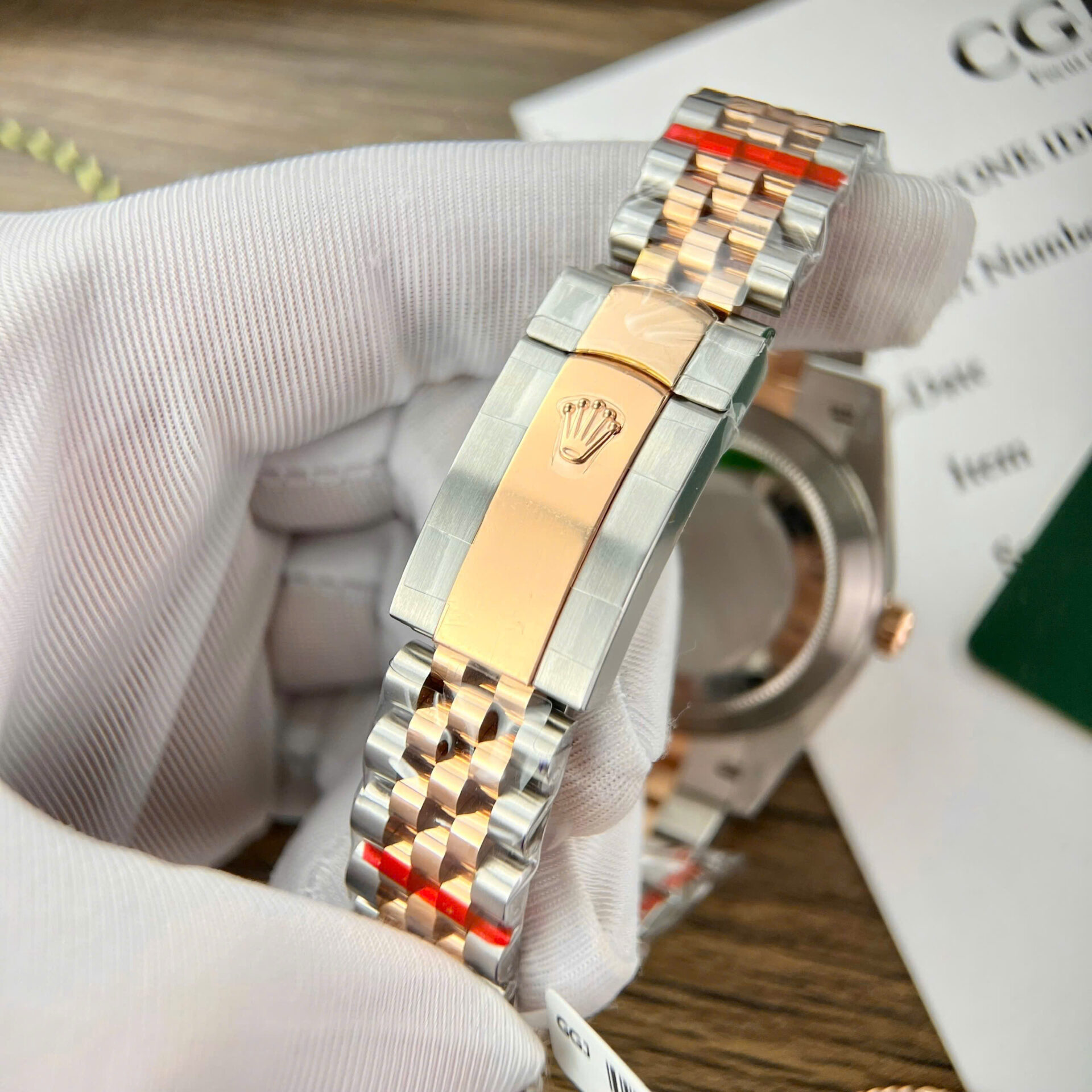 ĐỒNG HỒ ROLEX DATEJUST CHẾ TÁC MẶT CHOCOLATE NIỀNG MOISSANITE NHÀ MÁY CLEAN 41MM (4) ĐỒNG HỒ ROLEX DATEJUST CHẾ TÁC MẶT CHOCOLATE NIỀNG MOISSANITE NHÀ MÁY CLEAN 41MM