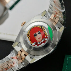 ROLEX DATEJUST CHOCOLATE DIAL CUSTOM WATCH WRAPPED GOLD MOISSANITE 41MM 8 ĐỒNG HỒ ROLEX DATEJUST MẶT CHOCOLATE CHẾ TÁC BỌC VÀNG CỌC SỐ MOISSANITE 41MM