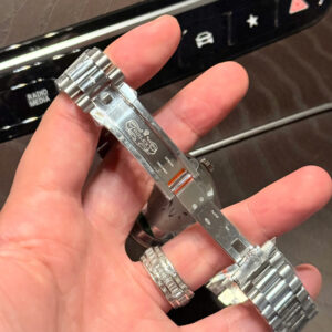 ROLEX DAY-DATE CUSTOM WATCHES NATURAL MOTHER OF PEARL DIAL MOISSANITE GMF 40MM 7 ĐỒNG HỒ ROLEX DAY-DATE CHẾ TÁC MẶT XÀ CỪ TỰ NHIÊN CỌC SỐ MOISSANITE GMF 40MM