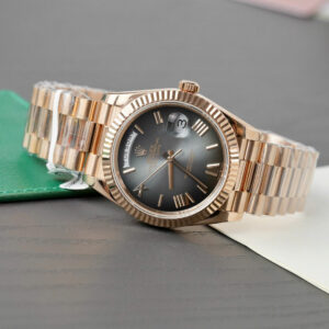 ĐỒNG HỒ ROLEX DAY-DATE MẶT OMBRE REPLICA BỌC VÀNG NHÀ MÁY QF 40MM 3 ĐỒNG HỒ ROLEX DAY-DATE MẶT OMBRE REPLICA BỌC VÀNG NHÀ MÁY QF 40MM (1)