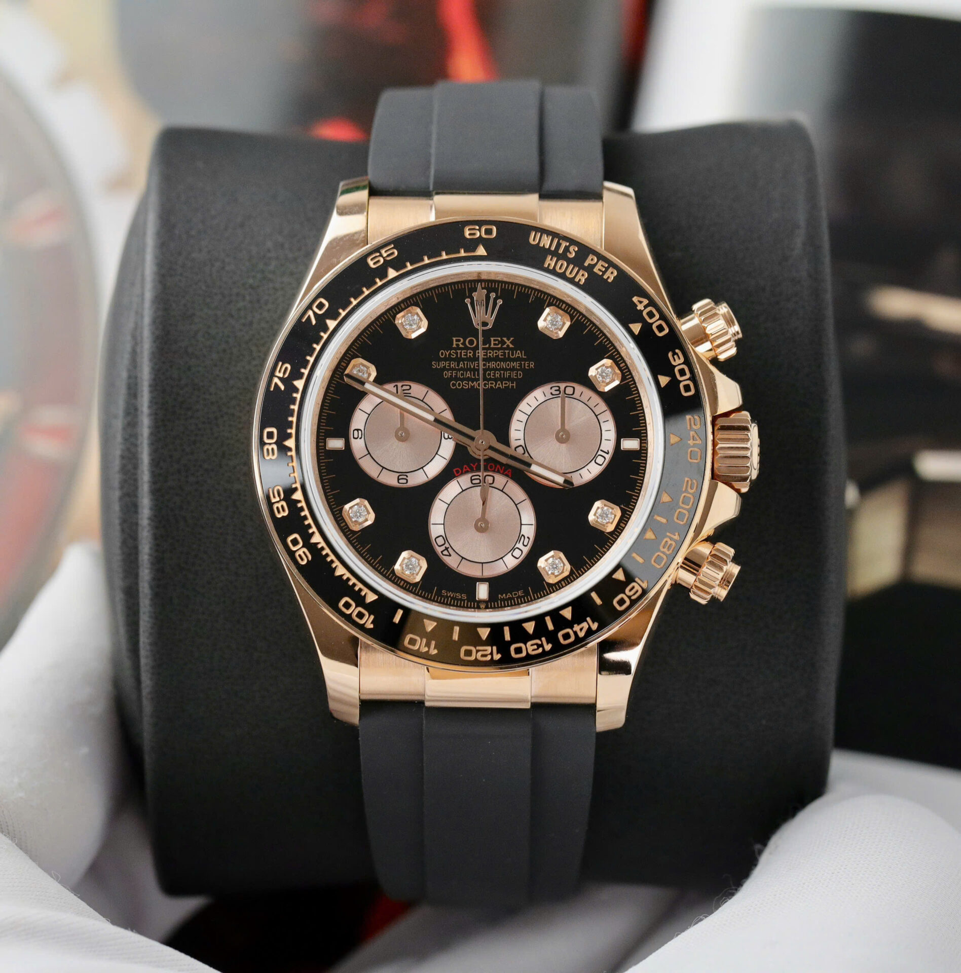ĐỒNG HỒ ROLEX DAYTONA 126515 CHẾ TÁC BỌC VÀNG 18K DÂY OYSTER FLEX 40MM (2) ĐỒNG HỒ ROLEX DAYTONA 126515 CHẾ TÁC BỌC VÀNG 18K DÂY OYSTER FLEX 40MM