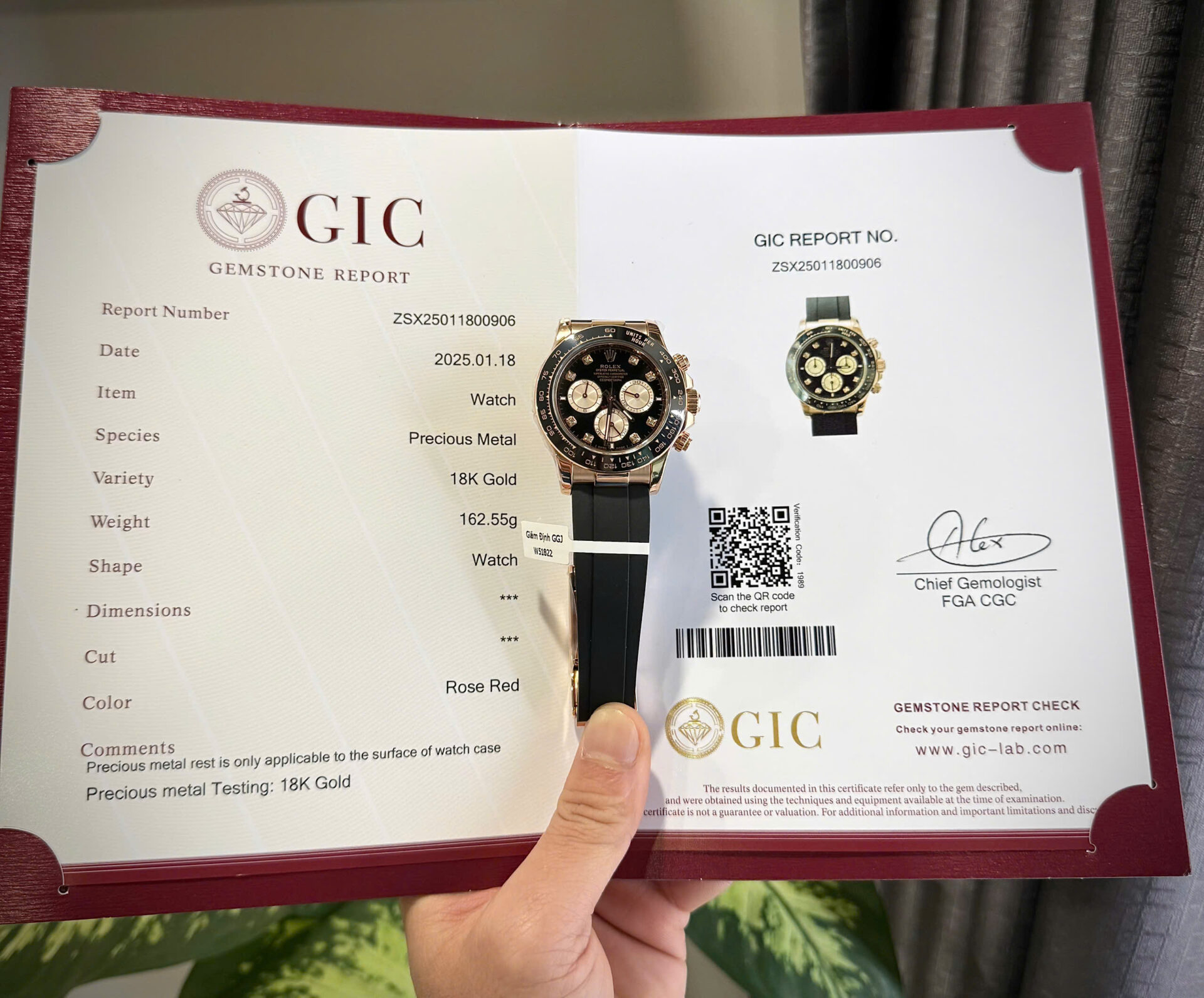 ĐỒNG HỒ ROLEX DAYTONA 126515 CHẾ TÁC BỌC VÀNG 18K DÂY OYSTER FLEX 40MM (9) ĐỒNG HỒ ROLEX DAYTONA 126515 CHẾ TÁC BỌC VÀNG 18K DÂY OYSTER FLEX 40MM