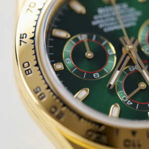 ROLEX DAYTONA WRAPPED GOLD LOKI REPLICA WATCH GREEN DIAL BT 40MM 5 ĐỒNG HỒ ROLEX DAYTONA BỌC VÀNG CHẾ TÁC MẶT XANH NHÀ MÁY BT 40MM