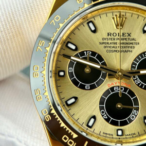 ROLEX DAYTONA CUSTOM WATCHES WRAPPED GOLD 18K RUBBER STRAP 40MM 5 ĐỒNG HỒ ROLEX DAYTONA CHẾ TÁC BỌC VÀNG 18K DÂY CAO SU 40MM (1)