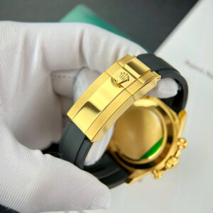 ROLEX DAYTONA CUSTOM WATCHES WRAPPED GOLD 18K RUBBER STRAP 40MM 6 ĐỒNG HỒ ROLEX DAYTONA CHẾ TÁC BỌC VÀNG 18K DÂY CAO SU 40MM (1)