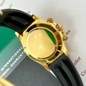 ROLEX DAYTONA CUSTOM WATCHES WRAPPED GOLD 18K RUBBER STRAP 40MM 7 ĐỒNG HỒ ROLEX DAYTONA CHẾ TÁC BỌC VÀNG 18K DÂY CAO SU 40MM (1)