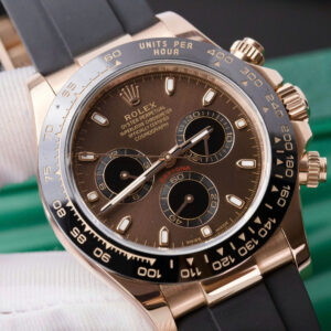 ROLEX DAYTONA WRAPPED GOLD REPLICA WATCHES CHOCOLATE DIAL 40MM 2 ĐỒNG HỒ ROLEX DAYTONA WRAPPED GOLD CHẾ TÁC MẶT CHOCOLATE 40MM (1)