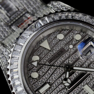 ĐỒNG HỒ ROLEX GMT-MASTER II CHẾ TÁC FULL ĐÁ CZ NHÀ MÁY AMG 40MM 4 ĐỒNG HỒ ROLEX GMT-MASTER II CHẾ TÁC FULL ĐÁ CZ NHÀ MÁY AMG 40MM