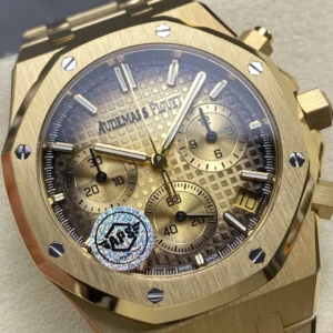 ĐỒNG HỒ AUDEMARS PIGUET REPLICA ROYAL OAK 26240BA MẶT VÀNG APS 41MM 2 ĐỒNG HỒ AUDEMARS PIGUET REPLICA ROYAL OAK 26240BA MẶT VÀNG APS 41MM