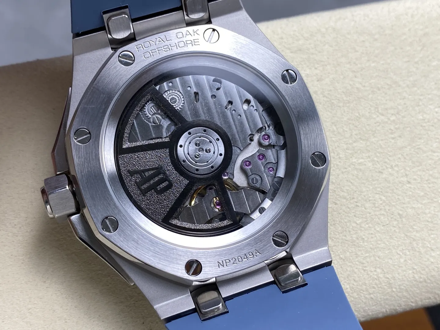 ĐỒNG HỒ AUDEMARS PIGUET ROYAL OAK OFFSHORE 15605 BEST COPY MẶT XANH 44MM (9) ĐỒNG HỒ AUDEMARS PIGUET ROYAL OAK OFFSHORE 15605 BEST COPY MẶT XANH 44MM