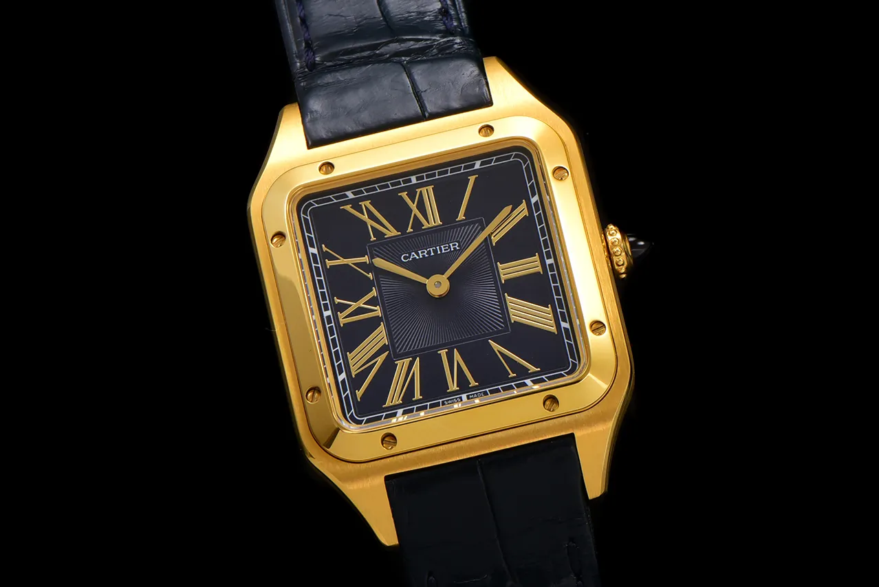 ĐỒNG HỒ CARTIER SANTOS DUMONT WGSA0077 REPLICA LARGE MẶT XÁM NHÀ MÁY F1 43 (3) ĐỒNG HỒ CARTIER SANTOS DUMONT WGSA0077 REPLICA LARGE MẶT XÁM NHÀ MÁY F1 43.5MM