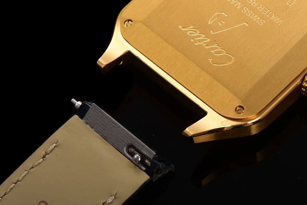 ĐỒNG HỒ CARTIER SANTOS DUMONT WGSA0077 REPLICA LARGE MẶT XÁM NHÀ MÁY F1 43 (6) ĐỒNG HỒ CARTIER SANTOS DUMONT WGSA0077 REPLICA LARGE MẶT XÁM NHÀ MÁY F1 43.5MM