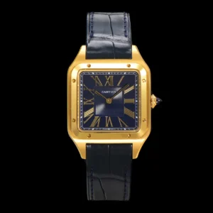 CARTIER SANTOS DUMONT WGSA0077 REPLICA LARGE WATCH GREY DIAL F1 FACTORY 43.5MM 1 ĐỒNG HỒ CARTIER SANTOS DUMONT WGSA0077 REPLICA LARGE MẶT XÁM NHÀ MÁY F1 43.5MM