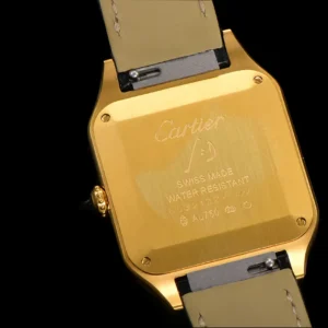 CARTIER SANTOS DUMONT WGSA0077 REPLICA LARGE WATCH GREY DIAL F1 FACTORY 43.5MM 5 ĐỒNG HỒ CARTIER SANTOS DUMONT WGSA0077 REPLICA LARGE MẶT XÁM NHÀ MÁY F1 43.5MM