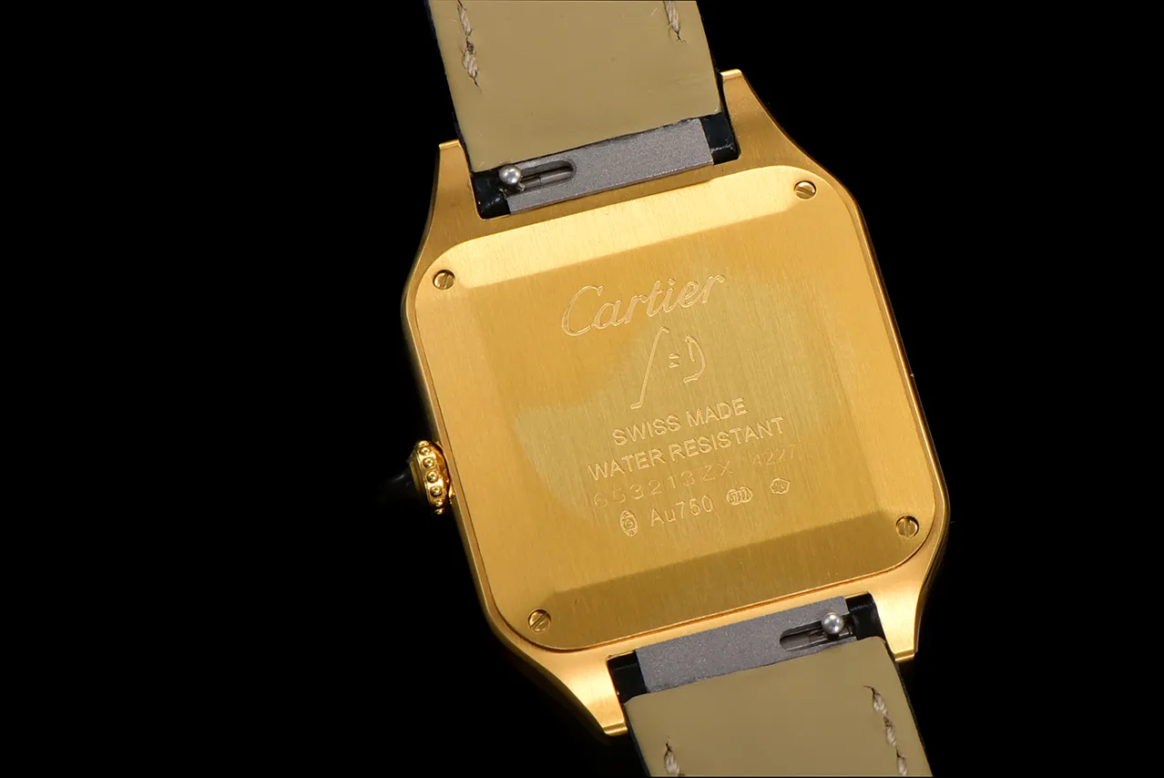 ĐỒNG HỒ CARTIER SANTOS DUMONT WGSA0077 REPLICA LARGE MẶT XÁM NHÀ MÁY F1 43 (9) ĐỒNG HỒ CARTIER SANTOS DUMONT WGSA0077 REPLICA LARGE MẶT XÁM NHÀ MÁY F1 43.5MM