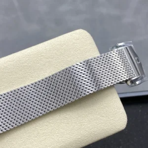 OMEGA SEAMASTER BEST COPY WATCH BLACK DIAL STEEL STRAP VS FACTORY 42MM 7 ĐỒNG HỒ OMEGA SEAMASTER BEST COPY MẶT ĐEN DÂY THÉP VÂN LƯỚI VSF 42MM