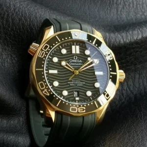 OMEGA SEAMASTER REPLICA WATCH GREEN DIAL CERAMIC BEZEL RUBBER STRAP VSF 42MM 8 ĐỒNG HỒ OMEGA SEAMASTER REPLICA MẶT XANH CERAMIC BEZEL DÂY CAO SU VSF 42MM