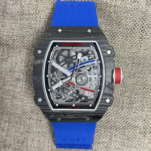 ĐỒNG HỒ RICHARD MILLE RM67-02 BEST REPLICA V5 VỎ CARBON MẶT XANH 38,7×47,52MM