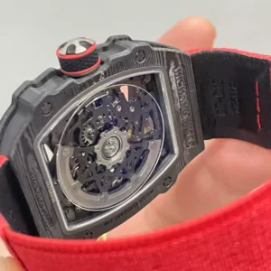 ĐỒNG HỒ RICHARD MILLE RM67-02 CHẾ TÁC VỎ CARBON MẶT ĐỎ 38.7 x 47.52MM 4 ĐỒNG HỒ RICHARD MILLE RM67-02 CHẾ TÁC VỎ CARBON MẶT ĐỎ 38.7 x 47.52MM