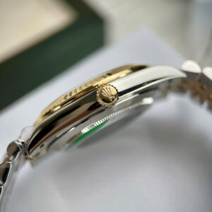 ROLEX DATEJUST BEST REPLICA WATCH WRAPPED GOLD CHAMPAGNE DIAL GM 41MM 6 ĐỒNG HỒ ROLEX DATEJUST BEST REPLICA BỌC VÀNG MẶT CHAMPAGNE NHÀ MÁY GM 41MM