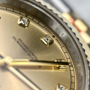 ROLEX DATEJUST BEST REPLICA WATCH WRAPPED GOLD CHAMPAGNE DIAL GM 41MM 5 ĐỒNG HỒ ROLEX DATEJUST BEST REPLICA BỌC VÀNG MẶT CHAMPAGNE NHÀ MÁY GM 41MM