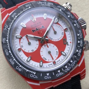 ĐỒNG HỒ ROLEX DAYTONA KAKHA KALADZE REPLICA RED CARBON NHÀ MÁY DIW 40MM 2 ĐỒNG HỒ ROLEX DAYTONA KAKHA KALADZE REPLICA RED CARBON NHÀ MÁY DIW 40MM