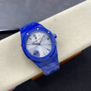 ĐỒNG HỒ AUDEMARS PIGUET ROYAL OAK 15500ST REPLICA GỐM XANH MẶT SỐ TRẮNG APS 41MM 2 ĐỒNG HỒ AUDEMARS PIGUET ROYAL OAK 15500ST REPLICA GỐM XANH MẶT SỐ TRẮNG APS 41MM (1)