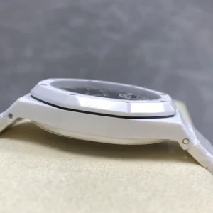 ĐỒNG HỒ AUDEMARS PIGUET ROYAL OAK 15500ST REPLICA VỎ GỐM MẶT SỐ ĐEN NHÀ MÁY APS 41MM 6 ĐỒNG HỒ AUDEMARS PIGUET ROYAL OAK 15500ST REPLICA VỎ GỐM MẶT SỐ ĐEN NHÀ MÁY APS 41MM (1)