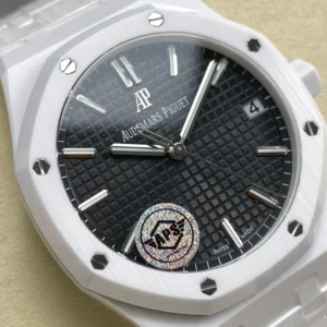 ĐỒNG HỒ AUDEMARS PIGUET ROYAL OAK 15500ST REPLICA VỎ GỐM MẶT SỐ ĐEN NHÀ MÁY APS 41MM 4 ĐỒNG HỒ AUDEMARS PIGUET ROYAL OAK 15500ST REPLICA VỎ GỐM MẶT SỐ ĐEN NHÀ MÁY APS 41MM (1)