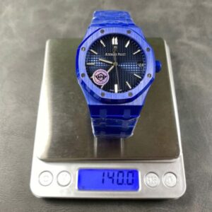 ĐỒNG HỒ AUDEMARS PIGUET ROYAL OAK 15500ST REPLICA VỎ GỐM XANH BLUE APS 41MM 1 ĐỒNG HỒ AUDEMARS PIGUET ROYAL OAK 15500ST REPLICA VỎ GỐM XANH BLUE APS 41MM (1)