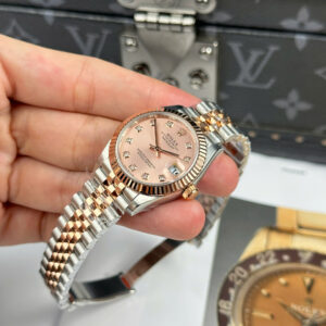 ĐỒNG HỒ ROLEX DATEJUST NỮ REPLICA DEMI VÀNG HỒNG NHÀ MÁY THB 31MM 4 ĐỒNG HỒ ROLEX DATEJUST NỮ REPLICA DEMI VÀNG HỒNG NHÀ MÁY THB 31MM (1)