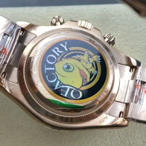 ROLEX DAYTONA BROWN DIAL REPLICA WATCH STEEL STRAP Q FACTORY 40MM 7 ĐỒNG HỒ ROLEX DAYTONA MẶT SỐ NÂU REPLICA DÂY ĐEO THÉP NHÀ MÁY Q 40MM (1)