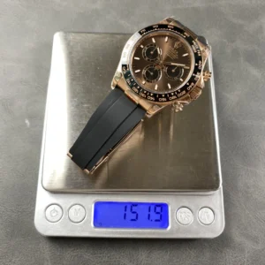 ĐỒNG HỒ ROLEX DAYTONA ROSE GOLD REPLICA MẶT SỐ NÂU NHÀ MÁY Q 40MM 1 ĐỒNG HỒ ROLEX DAYTONA ROSE GOLD REPLICA MẶT SỐ NÂU NHÀ MÁY Q 40MM (1)