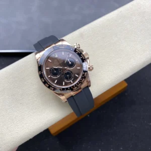 ĐỒNG HỒ ROLEX DAYTONA ROSE GOLD REPLICA MẶT SỐ NÂU NHÀ MÁY Q 40MM 4 ĐỒNG HỒ ROLEX DAYTONA ROSE GOLD REPLICA MẶT SỐ NÂU NHÀ MÁY Q 40MM (1)