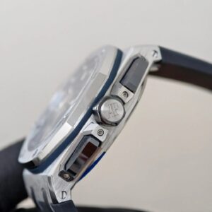 Audemars Piguet Royal Oak Offshore 26420 Best Copies Watches Blue Dial Black Rubber Strap APS Factory 43mm 3 Dong Ho Audemars Piguet Royal Oak Offshore 26240 Rep 11 Mat Xanh Xuong APS 43mm 4