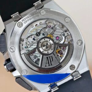 Audemars Piguet Royal Oak Offshore 26420 Best Copies Watches Blue Dial Black Rubber Strap APS Factory 43mm 5 Dong Ho Audemars Piguet Royal Oak Offshore 26240 Rep 11 Mat Xanh Xuong APS 43mm 6