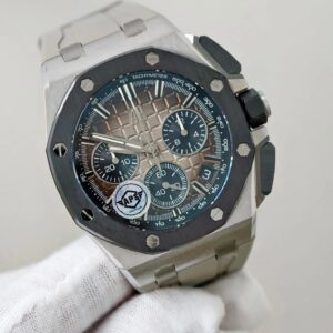 Audemars Piguet Royal Oak Offshore 26420 Best Replica Watches Grey Rubber Strap APS Factory 43mm 1 Dong Ho Audemars Piguet Royal Oak Offshore 26240 Replica Cao Cap Xuong APS 43mm 1