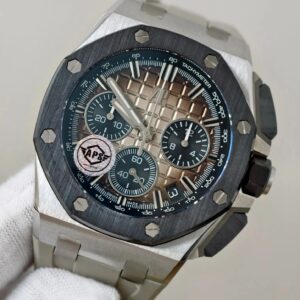 Audemars Piguet Royal Oak Offshore 26420 Best Replica Watches Grey Rubber Strap APS Factory 43mm 2 Dong Ho Audemars Piguet Royal Oak Offshore 26240 Replica Cao Cap Xuong APS 43mm 3