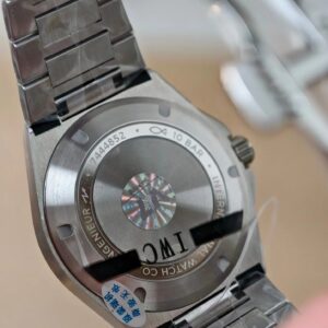 IWC Schaffhausen Ingenieur Best Replica Watches Green Dial V7 Factory 40mm 4 Dong Ho IWC Schaffhausen Ingenieur Rep 11 Cao Cap Mat xanh La Xuong V7 40mm 3