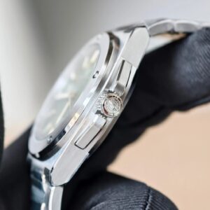 IWC Schaffhausen Ingenieur Best Replica Watches Green Dial V7 Factory 40mm 3 Dong Ho IWC Schaffhausen Ingenieur Rep 11 Cao Cap Mat xanh La Xuong V7 40mm 4