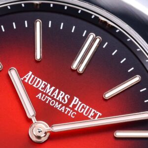 AUDEMARS PIGUET IMITATION WATCHES ROYAL OAK JUMBO EXTRA-THIN 16202XT 50th ANNIVERSARY SMOKED BURGUNDY DIAL ZF FACTORY 39mm 3 Audemars Piguet Royal Oak 16202XT 50th Anniversary ZF 7