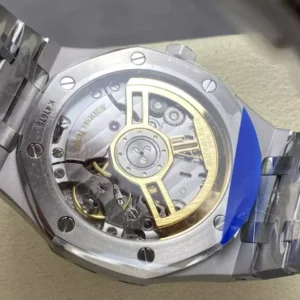 AUDEMARS PIGUET ROYAL OAK 15400ST KAWS BEST REPLICA WATCHES STAINLESS STEEL AUTOMATIC APS FACTORY 41MM 6 DONG HO AUDEMARS PIGUET ROYAL OAK 15400ST KAWS CHE TAC CAO CAP THEP KHONG GI APS FACTORY 41MM 4