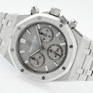 AUDEMARS PIGUET ROYAL OAK 26240 LUXURY FAKE WATCHES FROSTED GREY DIAL APS FACTORY 41MM 3 DONG HO AUDEMARS PIGUET ROYAL OAK 26240 REP FROSTED MAT SO XAM APS FACTORY 41MM 7