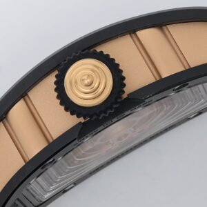 RICHARD MILLE RM07-01 GOOD IMITATION WATCHES BLACK CERAMIC RED RHINESTONE DIAL ZF FACTORY 31.5MM x 12MM 6 DONG HO NU RICHARD MILLE RM07 01 REP 11 VO GOM DEN MAT SO DO DINH DA ZF FACTORY 31.5MM x 12MM 4