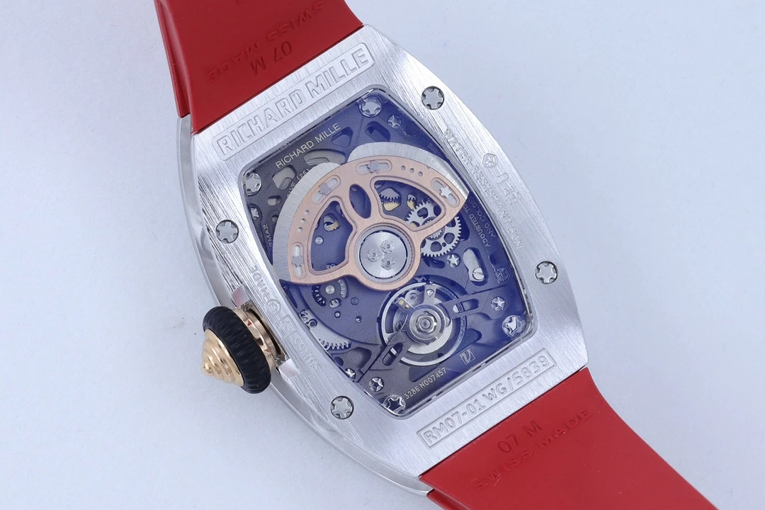 ĐỒNG HỒ NỮ RICHARD MILLE RM07-01 REPLICA CAO CẤP ĐÍNH ĐÁ MẶT ĐỎ ZF FACTORY 36MM (3) DONG HO NU RICHARD MILLE RM07 01 REPLICA CAO CAP DINH DA MAT DO ZF FACTORY 36MM 3