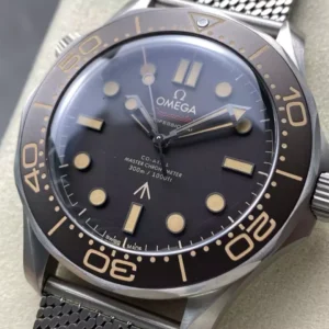 OMEGA SEAMASTER JAMES BOND 007 NO TIME TO DIE LUXURY REPLICA WATCHES TITANIUM VS FACTORY 42MM 3 DONG HO OMEGA SEAMASTER JAMES BOND 007 NO TIME TO DIE CHE TAC CAO CAP TITANIUM VS FACTORY 42MM 10