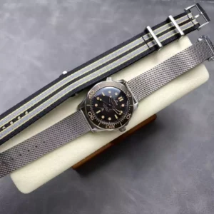 OMEGA SEAMASTER JAMES BOND 007 NO TIME TO DIE LUXURY REPLICA WATCHES TITANIUM VS FACTORY 42MM 4 DONG HO OMEGA SEAMASTER JAMES BOND 007 NO TIME TO DIE CHE TAC CAO CAP TITANIUM VS FACTORY 42MM 9