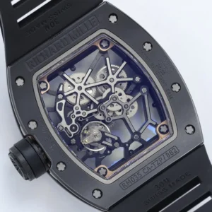 RICHARD MILLE GOOD IMITATION WATCHES RM035 AMERICAS TORO BLACK CERAMIC CASE TOURBILLON ZF FACTORY 40X48MM 2 DONG HO RICHARD MILLE REPLICA RM035 AMERICAS TORO VO GOM DEN TOURBILLON ZF FACTORY 40X48MM 8